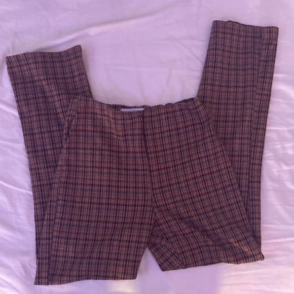 Urban Outfitters Gingham Bootcut Flare Pants - Picture 2 of 3